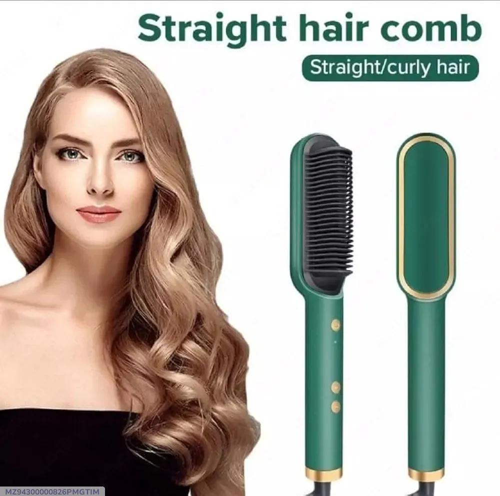Green Hair Comb for Straight & Curly Hair Styling