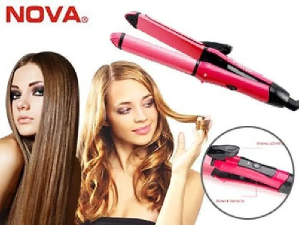 Intelligent Temperature Control Hair Curler & Straightener